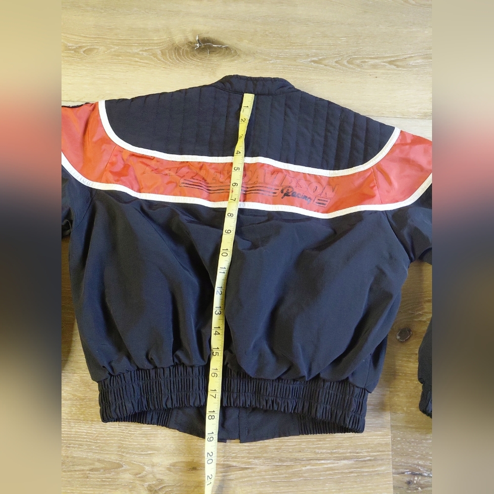 Harley-Davidson Black and Orange Jacket Boy Sz L - Picture 11 of 13
